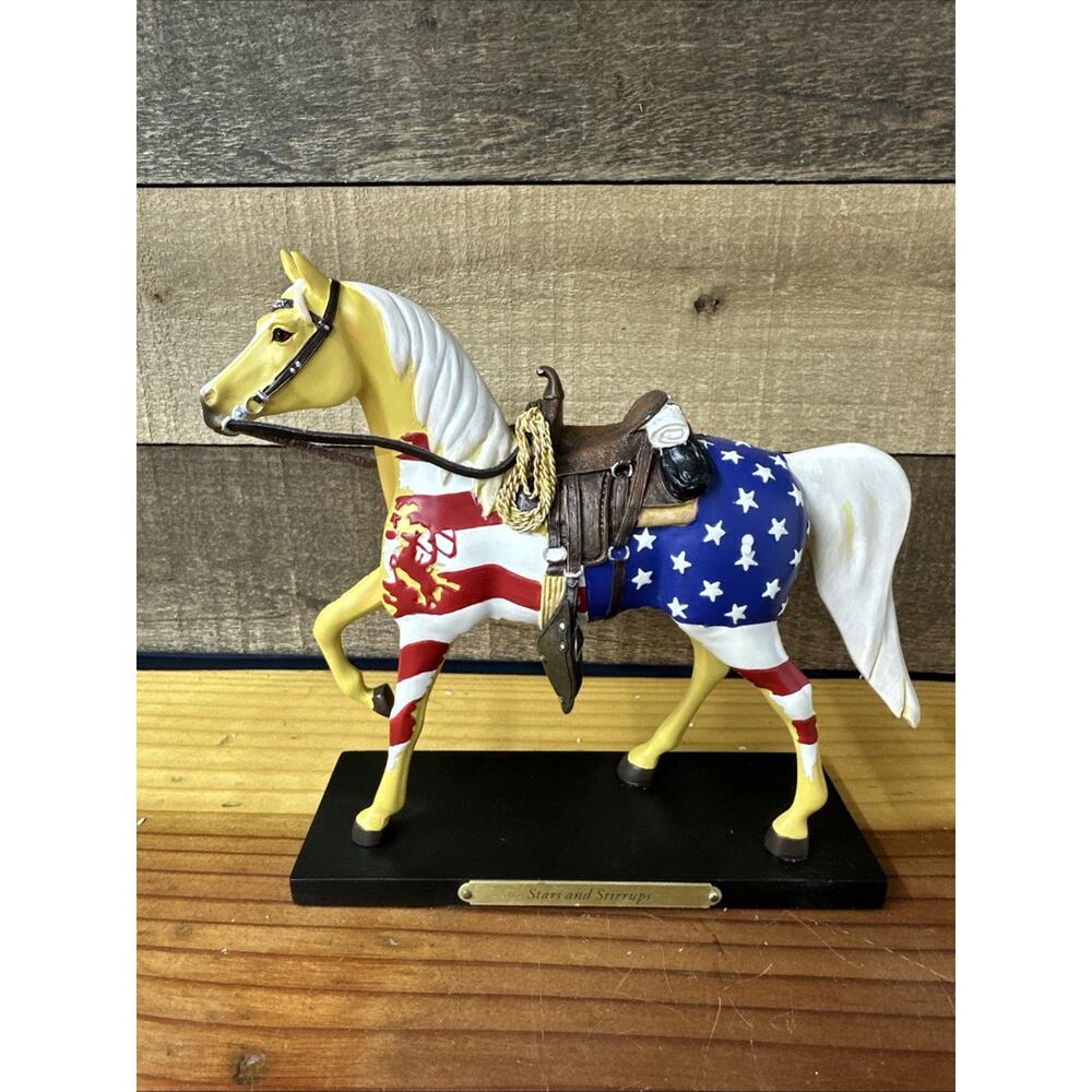 The Trail of Painted Ponies Stars and Stirrups In Box